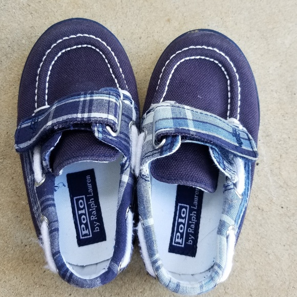 🚫SOLD🚫▪Polo Ralph Lauren ▪ Plaid Boat Shoes - Picture 3 of 8